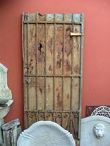 Single wrought iron gate